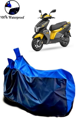 APNEK Waterproof Two Wheeler Cover for TVS(NTORQ, Blue)