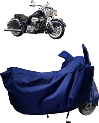 Amexride Two Wheeler Cover for Indian(Chief, Blue)