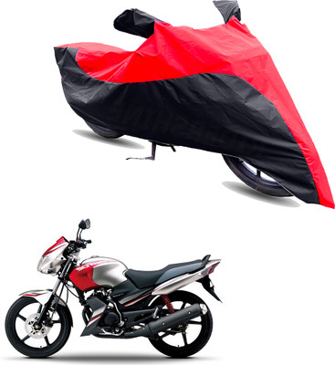 Motodreka Two Wheeler Cover for Yamaha(Gladiator SS, Red, Black)