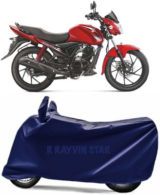 R Rayvin Star Two Wheeler Cover for Suzuki(Sling Shot Plus, Blue)