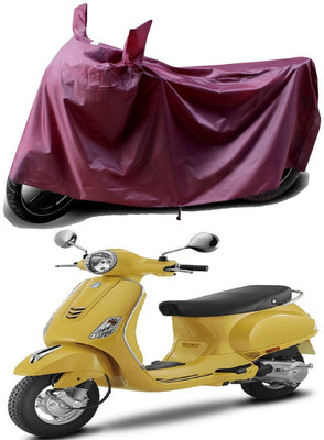 APNEK Waterproof Two Wheeler Cover for Piaggio(Vespa LX 125, Maroon)