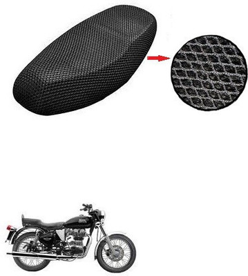 ABSONE New-BLSM-MESH-CVR-A139 Single Bike Seat Cover For Royal Enfield Bullet