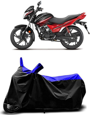 VESMEI Two Wheeler Cover for Hero(MotoCorp Glamour, Blue)