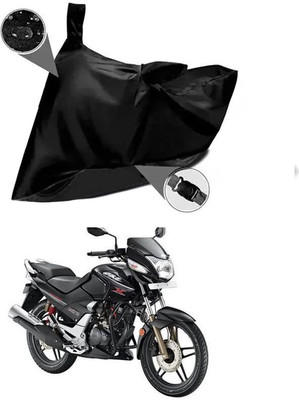 KEDIT Two Wheeler Cover for Hero(CBZ, Black)