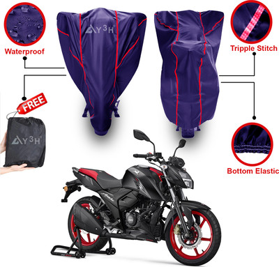 Y3H Waterproof Two Wheeler Cover for TVS(Apache RTR 160 4V, Blue)