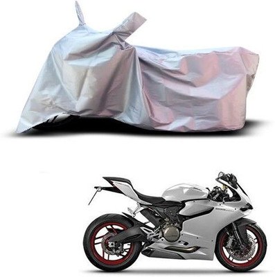 Varnwal E Commerce Waterproof Two Wheeler Cover for Ducati(899 Panigale, Silver)