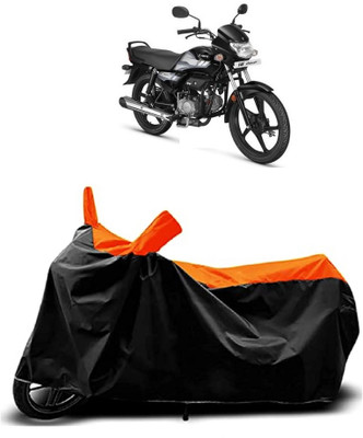 VESMEI Two Wheeler Cover for Hero(HF Deluxe Eco, Orange)