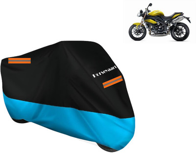 Horseyaart Waterproof Two Wheeler Cover for Triumph(Speed Triple BS6, Blue)