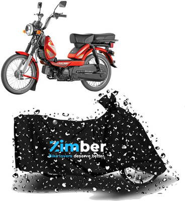 THE REAL ARV Two Wheeler Cover for TVS(XL 100, Black)