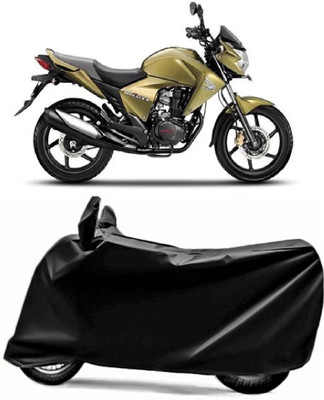 V VINTON Two Wheeler Cover for Honda(Unicorn Dazzler, Black)