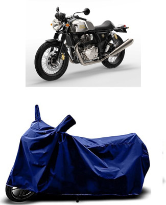 VESMEI Two Wheeler Cover for Royal Enfield(650GT, Blue)