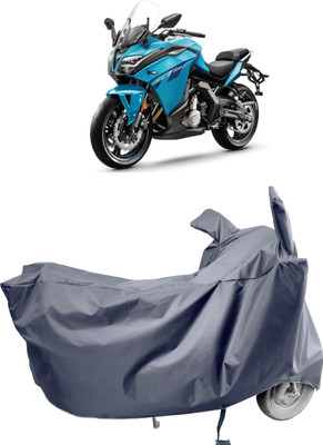 Amexride Two Wheeler Cover for CFMoto(650GT, Grey)