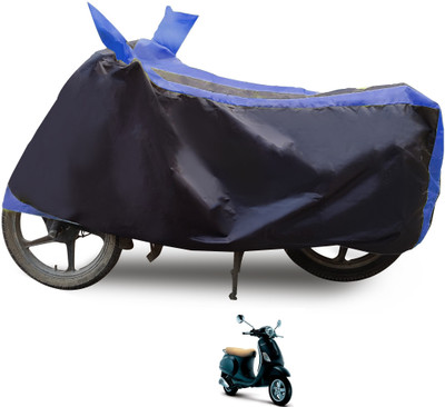 Euro Care Waterproof Two Wheeler Cover for Vespa(Vespa, Blue)
