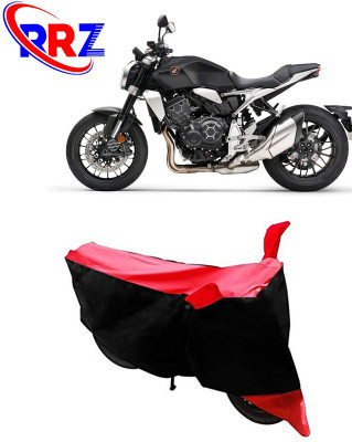 RRZ Waterproof Two Wheeler Cover for Honda(CB1000R, Black, Red)