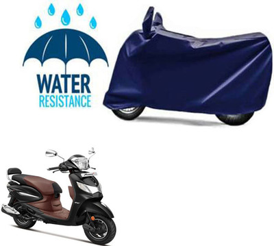 AutoGalaxy Waterproof Two Wheeler Cover for Hero(Pleasure Plus, Blue)