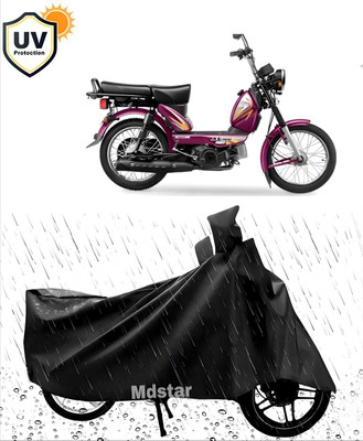MMSSTAR Waterproof Two Wheeler Cover for TVS(XL 100, Black)