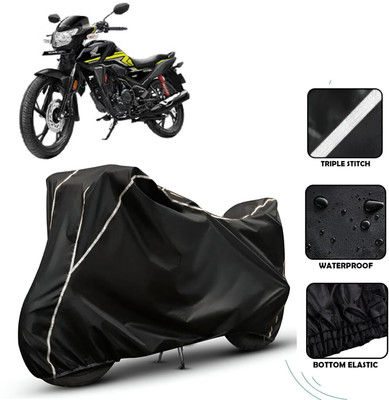 OliverX Waterproof Two Wheeler Cover for Honda(SP 125, Black)