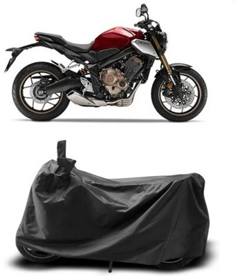 JVBRANGI Waterproof Two Wheeler Cover for Honda(CBR650R, Black)