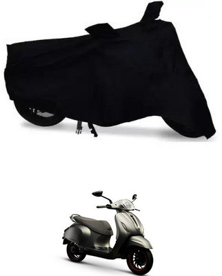 APNEK Waterproof Two Wheeler Cover for Bajaj(Urbanite Chetak, Black)