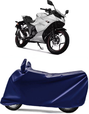 Swarish Two Wheeler Cover for Suzuki(Gixxer SF, Blue)