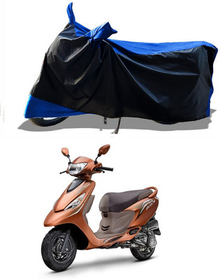 DeepShakshi AUTOMOTIVE Waterproof Two Wheeler Cover for TVS(Scooty Zest 110, Blue)