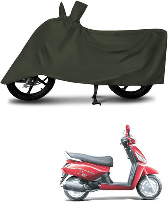 aosis Waterproof Two Wheeler Cover for Mahindra(Gusto 125, Green)