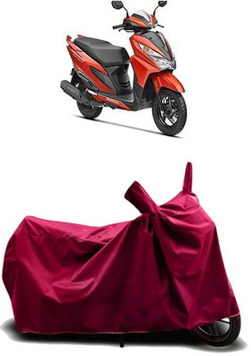 KEDIT Two Wheeler Cover for Honda(Grazia, Maroon)