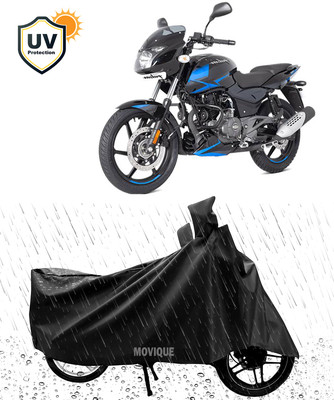 MOVIQUE Waterproof Two Wheeler Cover for Bajaj(Pulsar 125, Black)