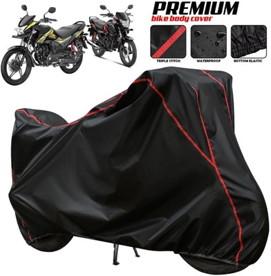 OliverX Waterproof Two Wheeler Cover for Honda(SP 125, Black, Red, Multicolor)