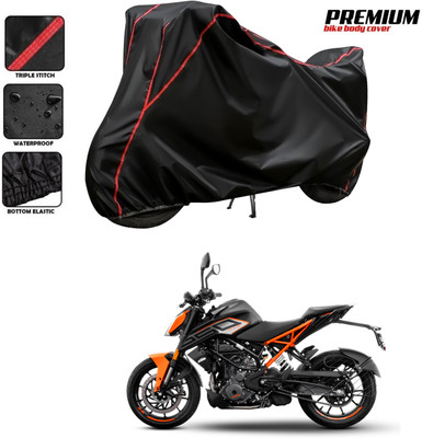 SThanaveX Waterproof Two Wheeler Cover for KTM(250 Duke, Black)