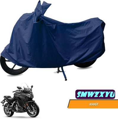 DeepShakshi AUTOMOTIVE Waterproof Two Wheeler Cover for Hyosung(650GT, Blue)