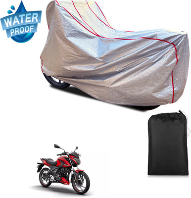 PAGORA Waterproof Two Wheeler Cover for Bajaj(Silver)