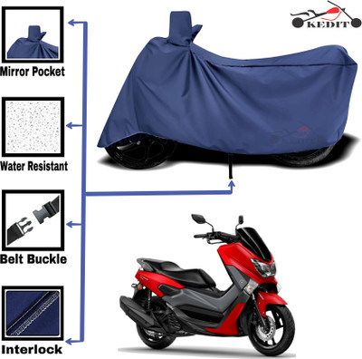 KEDIT Two Wheeler Cover for Yamaha(Blue)