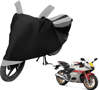 MOCKHE Two Wheeler Cover for Yamaha(MT 15, Silver)
