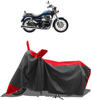 KEDIT Two Wheeler Cover for Royal Enfield(Electra, Red, Black)