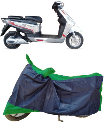 AutoFave Waterproof Two Wheeler Cover for Hero(Electric NYX e5 BS6, Multicolor)