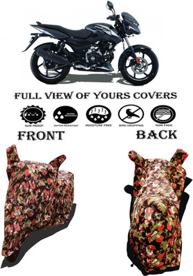 Amexride Two Wheeler Cover for Bajaj(Pulsar 150 DTS-i, Multicolor)