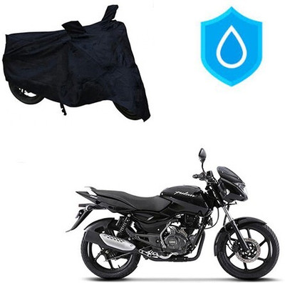 DeepShakshi AUTOMOTIVE Waterproof Two Wheeler Cover for Bajaj(Pulsar, Black)
