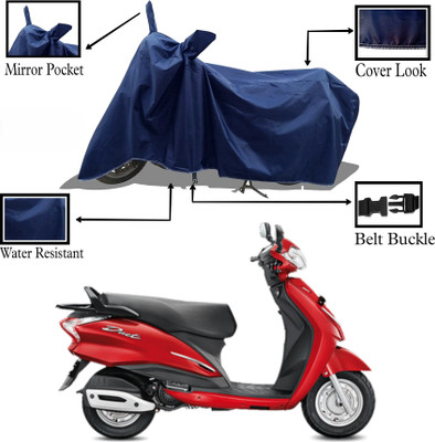DeepShakshi AUTOMOTIVE Two Wheeler Cover for Hero(Duet 125CC, Blue)