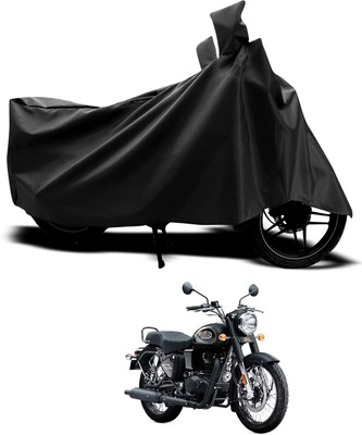 CODOKI Waterproof Two Wheeler Cover for Royal Enfield(Bullet 350, Black)