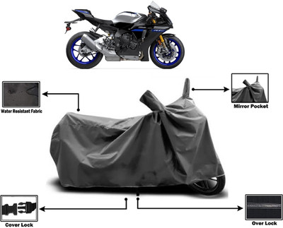 Amexride Two Wheeler Cover for Yamaha(YZF R1 M, Grey)