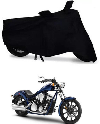 APNEK Waterproof Two Wheeler Cover for Honda(VT 1300CX, Black)