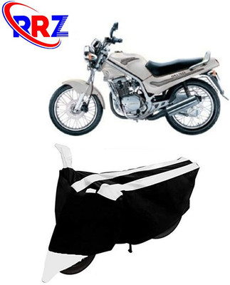 RRZ Waterproof Two Wheeler Cover for Kinetic(GF 170, Black, White)