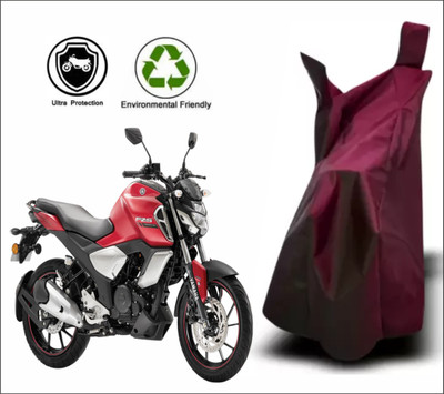 RM Collections Waterproof Two Wheeler Cover for Yamaha(FZ-S Fi Version 3.0, Maroon)