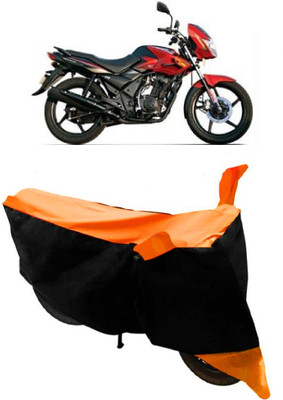 Varnwal E Commerce Waterproof Two Wheeler Cover for TVS(Flame, Orange, Black)