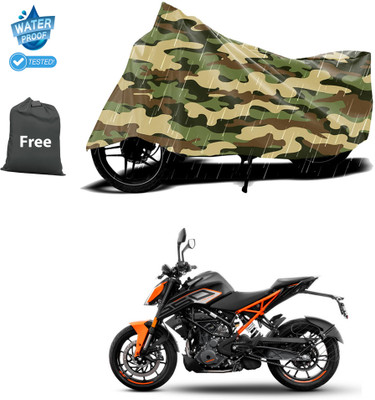 CODOKI Waterproof Two Wheeler Cover for KTM(250 Duke, Yellow)