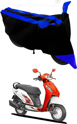 Mdstar Waterproof Two Wheeler Cover for Honda(Activa, Blue, Black)