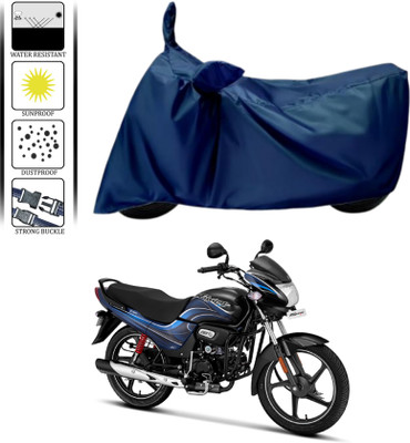 WMIZEXA Waterproof Two Wheeler Cover for Hero(Blue)