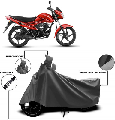 MMSSTAR Waterproof Two Wheeler Cover for Suzuki(Hayate, Grey)