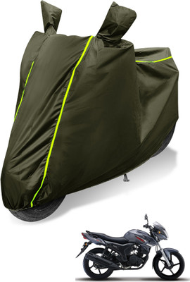Auto Hub Waterproof Two Wheeler Cover for Yamaha(SZ X, Green)